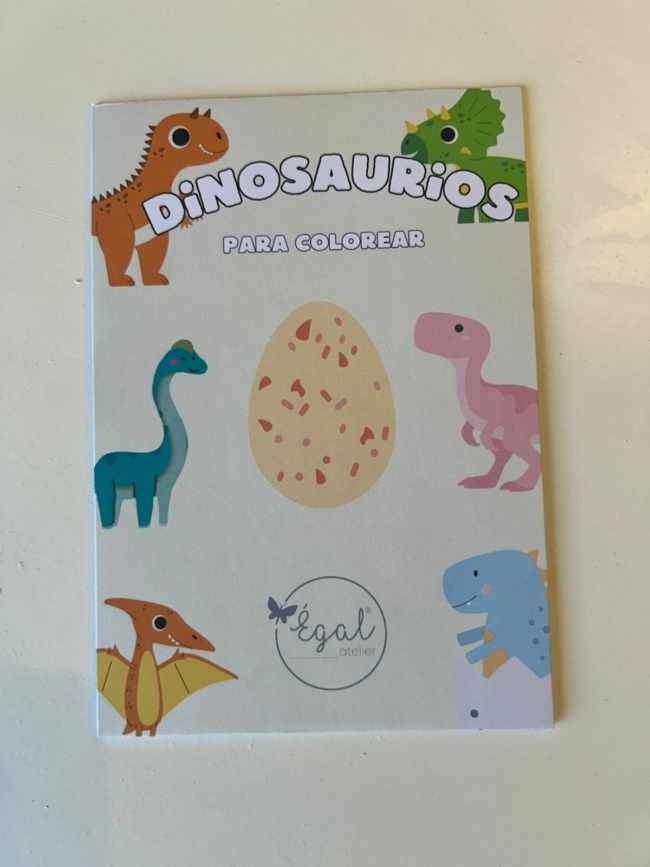 Libro para colorear DINOS
