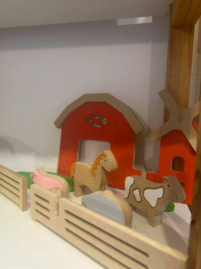 SET GRANJA  de madera