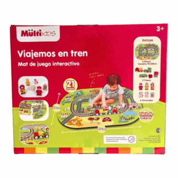 Viajemos en tren-Alfombra didática