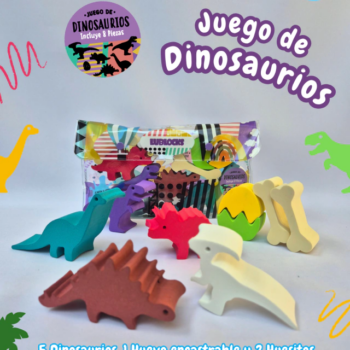 Estuche Dinosaurios Lublocks